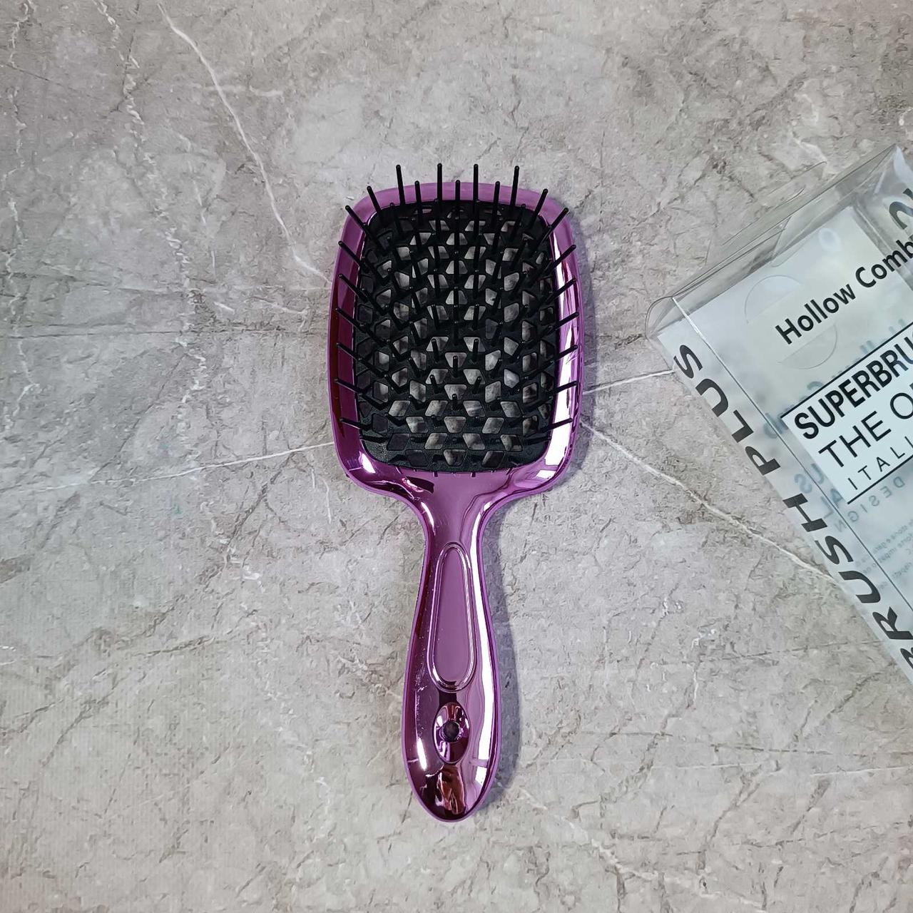 Гребінець для волосся Супербраш hollow comb, фото 1