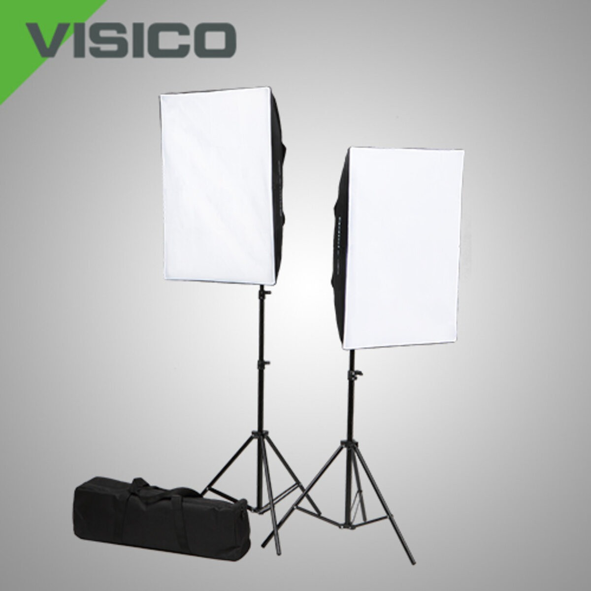 96W Набір постійного світла Visico LED-192A Softbox Kit софтбокси для фото та відео
