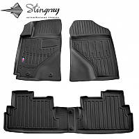 Резиновые 3D коврики в салон на Toyota Corolla Verso (ZER / ZZE) 2004-2009 Stingray