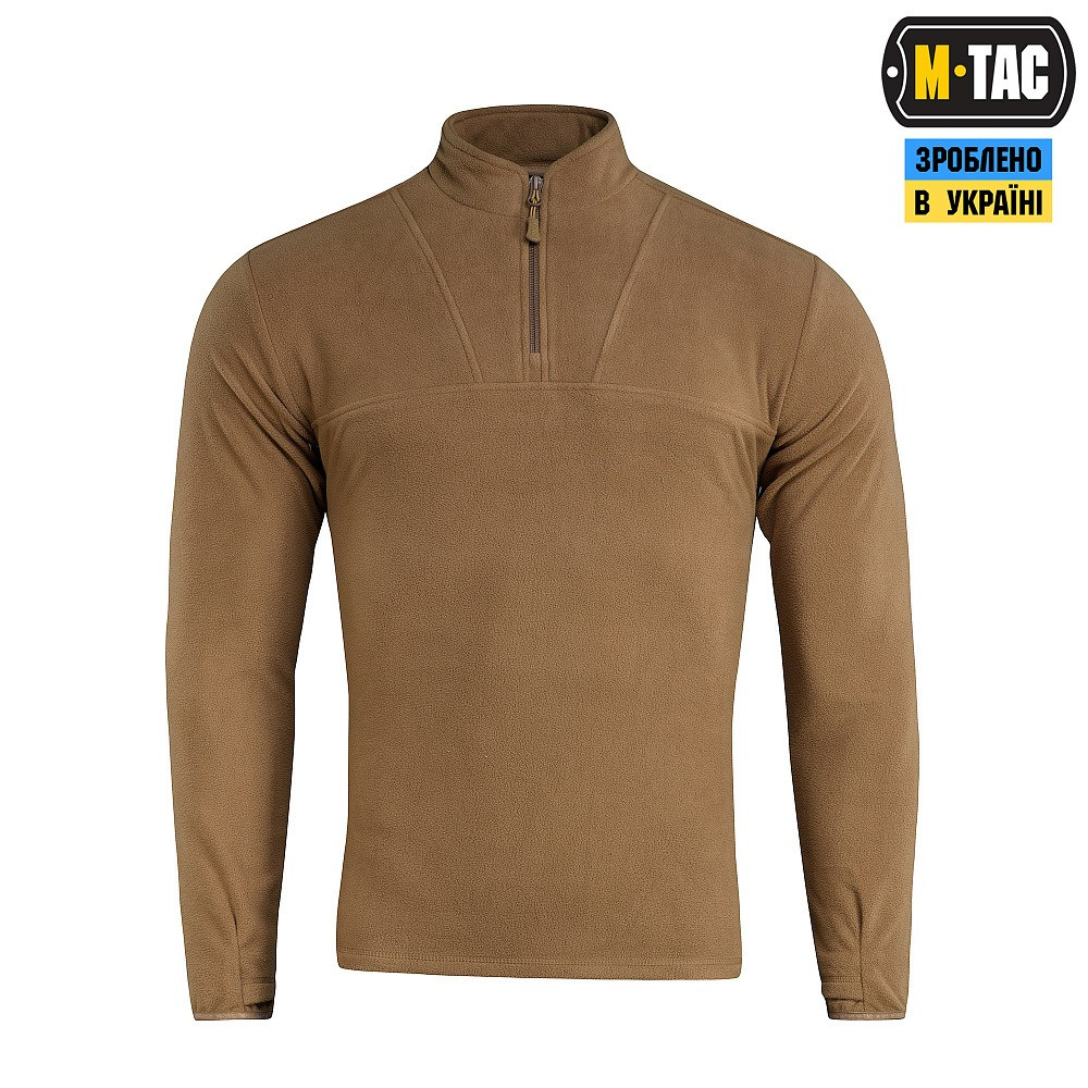 Термобілизна - флісова кофта M-Tac Delta Fleece Jacket LVL2 Coyote Brown (70003017) РОЗМІР 3XL