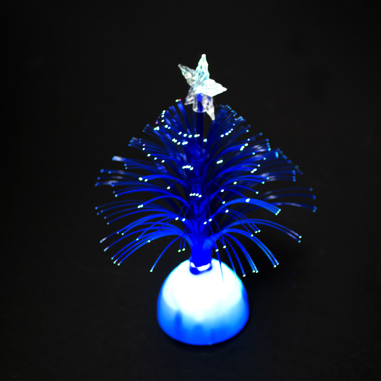 Led ялинка ChristmasTtree 13 см Blue ночник елка с подсветкой, фото 1