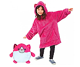 Дитячий худі-трансформер толстовка м'яка іграшка Huggle Pet Hoodies Rose Розмір 140, фото 3