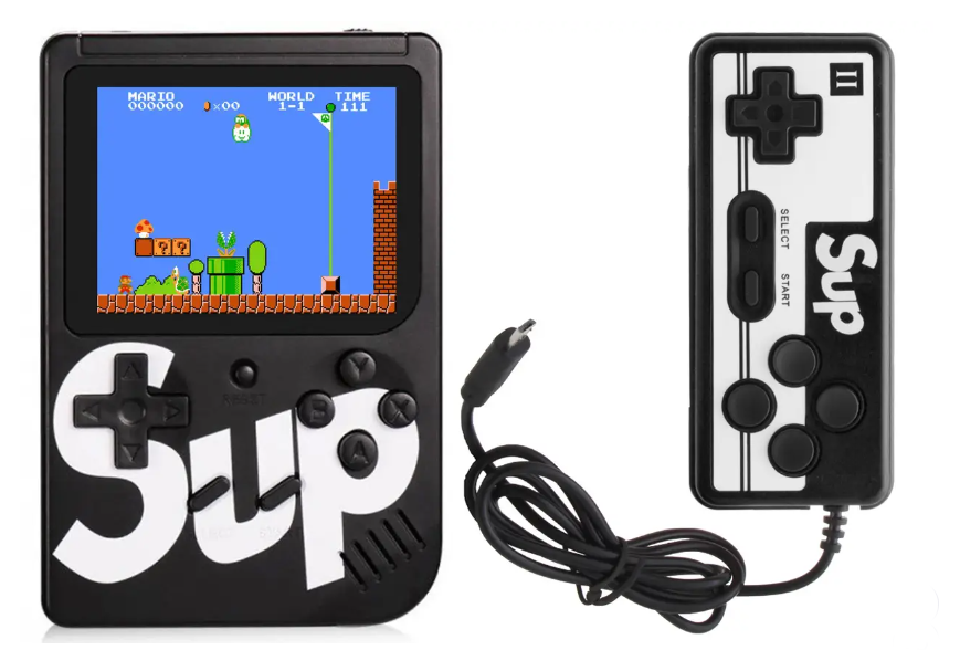 Портативна приставка консоль з джойстиком Sup Game Box B Black, фото 1