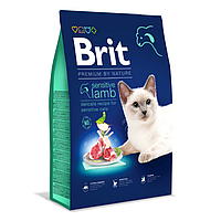 Brit Premium by Nature Sensitive Lamb 1,5 кг сухой корм для котов (166433-24) NY