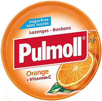 Льодяники Pulmoll апельсин без цукру з вітаміном C, 45г