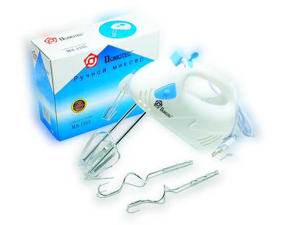 Ручний міксер Domotec MS-1355 150W, фото 1