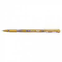 Ручка кулькова олійна золото 0,7 мм LINC Glycer.