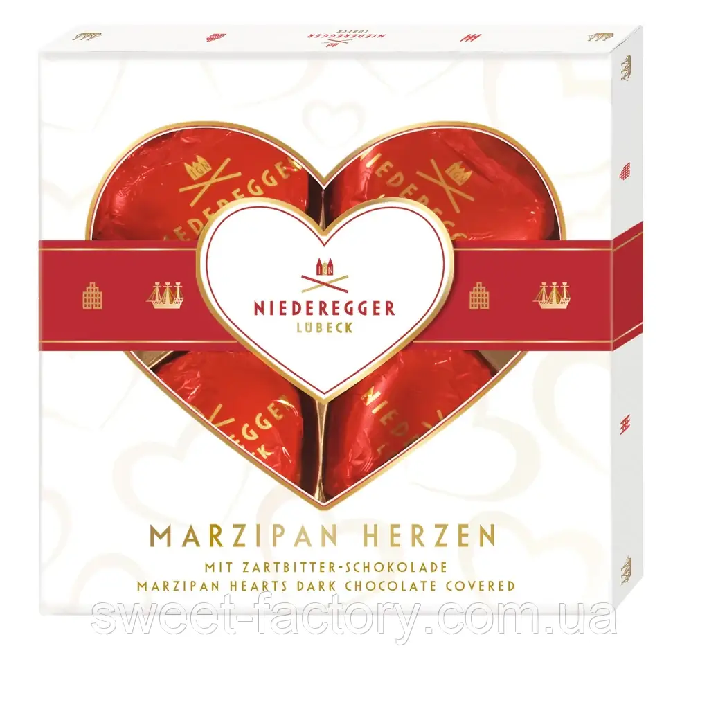 Марципан Niederegger Marzipan Herzen 50g, фото 1