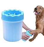 Лапомийка стакан для миття лап Soft pet foot cleaner Blue, фото 3
