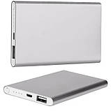 Зовнішній акумулятор Power Bank Boro JS-33 Silver, фото 2