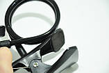 Гнучкий тримач для телефону з прищепкою Lazy Bracket Black, фото 4