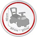 Дитяча машина каталка для малюків Smoby Тачки Червона (720534), фото 3