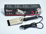 Плойка для волосся випрямляч 5 хвиль Geemy GM-2933, фото 3