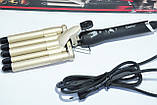Плойка для волосся випрямляч 5 хвиль Geemy GM-2933, фото 4