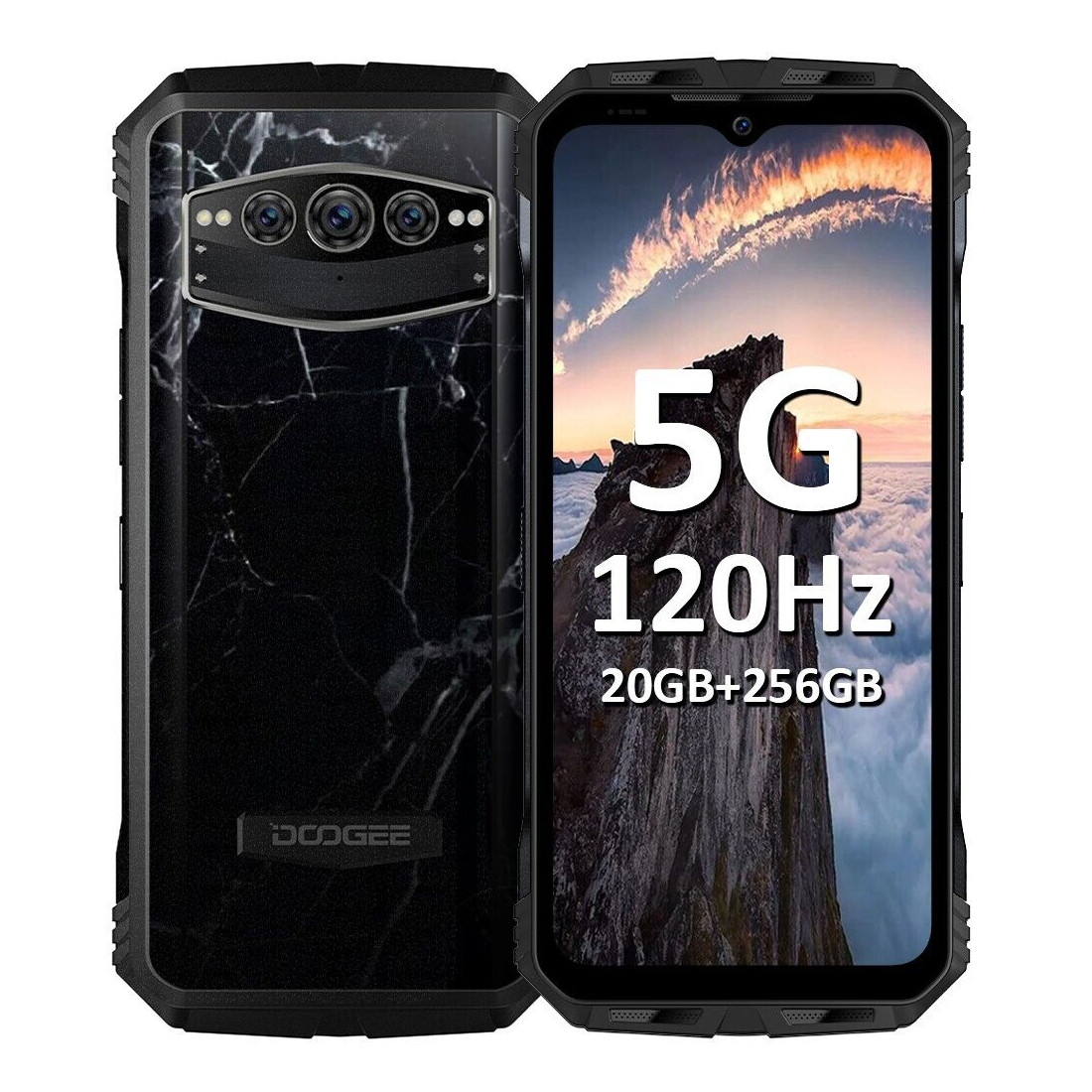 Смартфон Doogee V30T 12Gb/256Gb 5G 108Mx протиударний телефон
