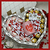 Романтический подарок девушке на 14 февраля, прикольные подарки, подарочные боксы для женщин подарки любимой