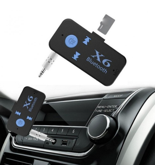 Автомобільний адаптер блутуз приймач X6 Bluetooth V 5.0+EDR