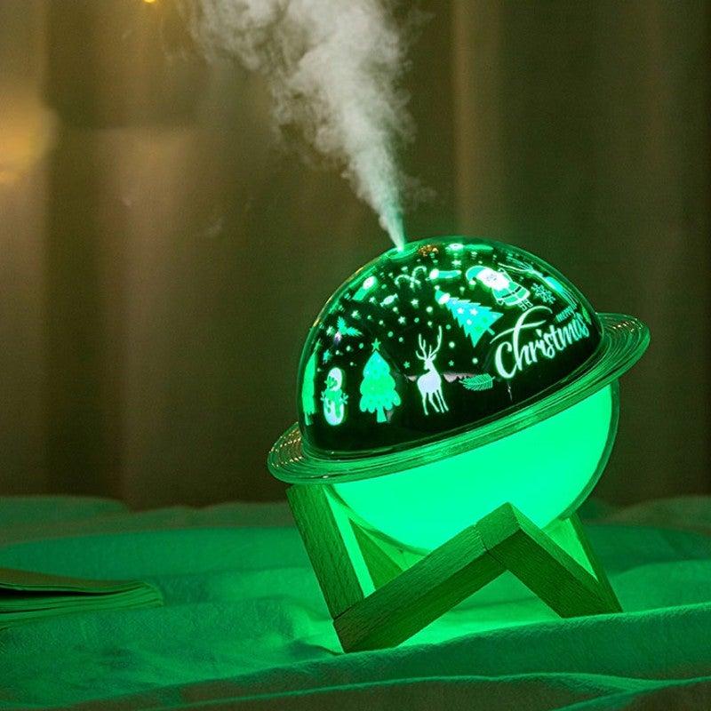 Зволожувач повітря дифузор нічник 3D Moon Lamp Air Humidifier Christmas, фото 1