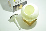 Зволожувач повітря дифузор нічник 3D Moon Lamp Air Humidifier, фото 5