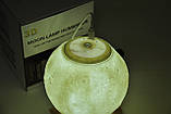 Зволожувач повітря дифузор нічник 3D Moon Lamp Air Humidifier, фото 6