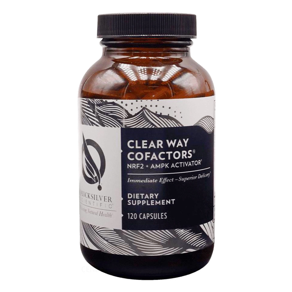 Quicksilver Scientific Clear Way Cofactors / Детокс печінки + підтримка виробництва глутатіону 120 капсул BX86, фото 1