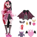 Лялька Монстр Хай Дракулаура з аксесуарами та кажаном Оригінал Mattel Monster High Draculaura, фото 3