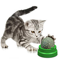 Іграшка кулька лизун для кота Котяча м'ята Green