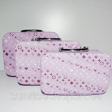 Набір боксів для косметики 3шт, фото 1