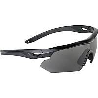 Тактические очки Swiss с 2 сменными линзами "NightHawk" black