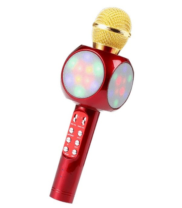 Bluetooth караоке мікрофон Wster Tofu WS-1816 Red