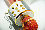 Bluetooth караоке мікрофон WSTER WS858 ROSE, фото 4