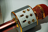 Bluetooth караоке мікрофон WSTER WS858 ROSE, фото 5