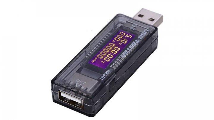 USB тестер ємності детектор KWS-V21 вольтметр, амперметр, фото 1