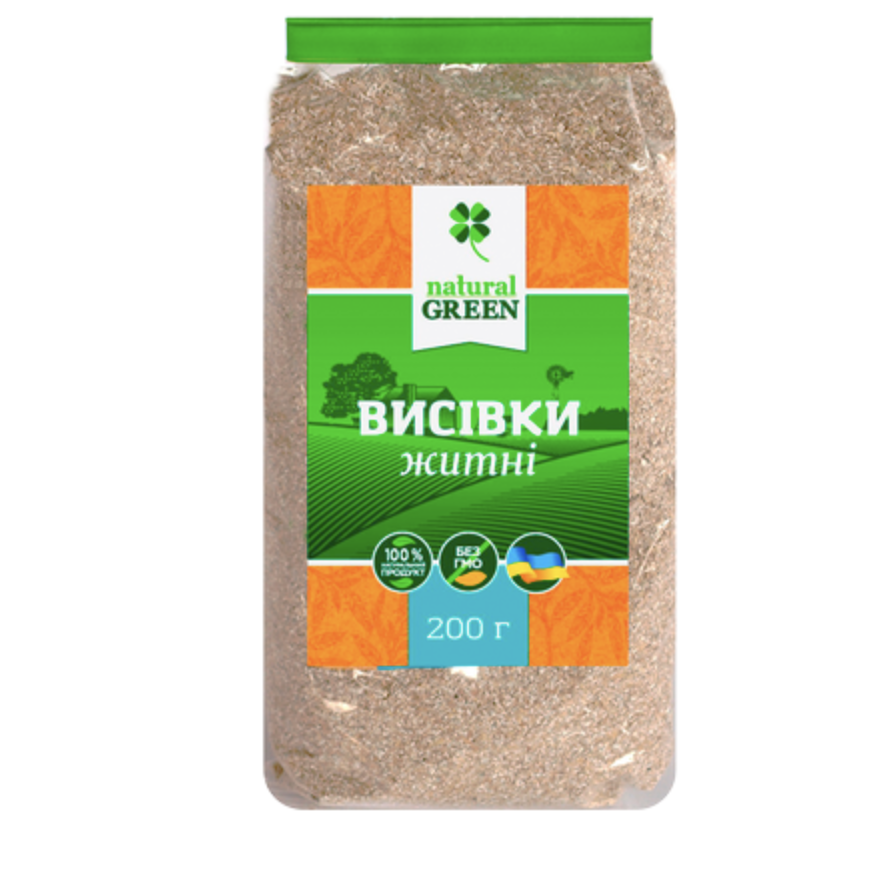 Висівки житні високоякісні 200 гр