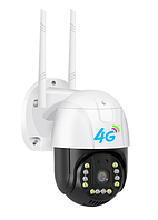 Відеокамера Wi-FI вулична з датчиком руху 4G Камера для нічного відеоспостереження 4G вологозахищена