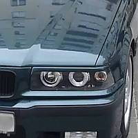 Накладки на фары (реснички) БМВ Е36 (BMW E36), тюнинг красить не надо