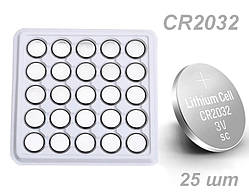 Батарейка таблетка 25 штук на блістері TMI CR 2032 3V