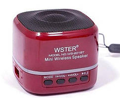 Портативна колонка Wster Ws-201bt із bluetooth