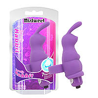 Насадка на палець - MisSweet Sweetie Rabbit Finger Vibrator Purple