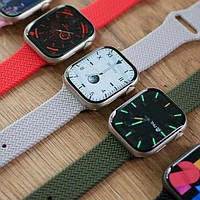 Смарт Часы Smart Watch 9S Amoled 45мм Фитнес-браслеты Аксессуары и украшения Фитнес часы м5 серебряный