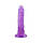 Подвійний фалоімітатор - Hi-Rubber 6.3" Double Dildo Purple, фото 3
