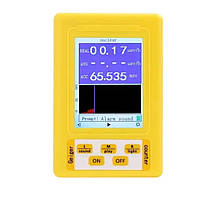 Дозиметр радіації BR-9C 2в1 Лічильник Гейгера та детектор електромагнітного випромінювання Жовтий