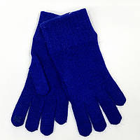 Перчатки женские для сенсорных экранов ODYSSEY (ангора+шерсть+ПА) One Size Синий электрик 4173