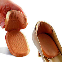 Накладки вкладиші для взуття від натирання п'ят Heel Pad Dark Brown