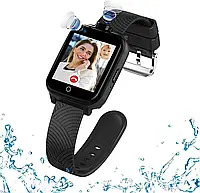 TORRYZA 4G Kids GPS Водонепроницаемые детские умные смарт-часы (черные, голубые)