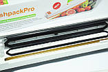 Вакууматор вакуумний пакувальник Freshpack Pro Black, фото 4