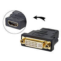 Перехідник адаптер HDMI F - DVI I (24+5 pin)