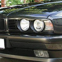 Накладки на фары с вырезом (реснички) БМВ Е34 (BMW E34), тюнинг красить не надо