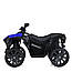 Дитячий квадроцикл на акумуляторі зі шкіряним сидінням і музикою Bambi M 5054EL-4, Синій, фото 3