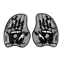 Лопатки для плавания VORTEX EVOLUTION HAND PADDLE Arena 95232-015-L, серебряный, черный, Land of Toys